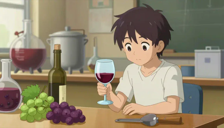 Visual representation of "oenology" - The study of wine and winemaking