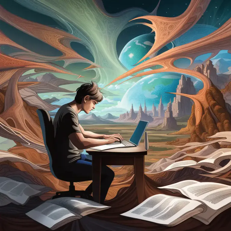 Visual representation of "run wild" - To allow one's imagination to think freely or without boundaries