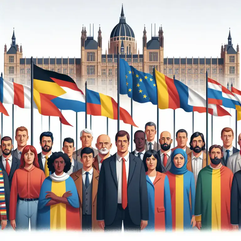 Visual representation of "multiparty" - of or relating to a system of government where more than two parties have some degree of political power