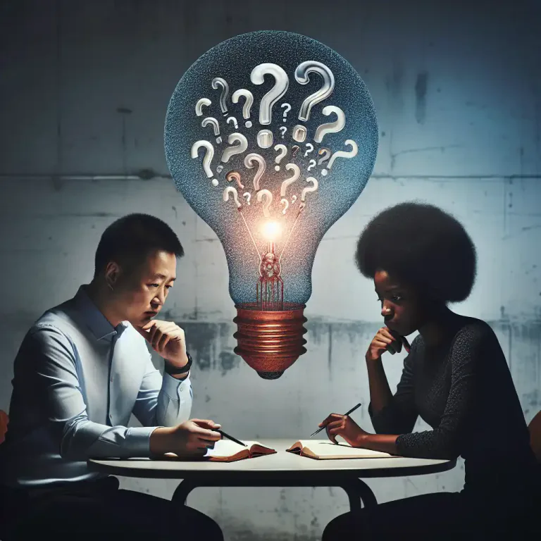 Visual representation of "doubt" - A situation or issue where there is uncertainty or lack of surety