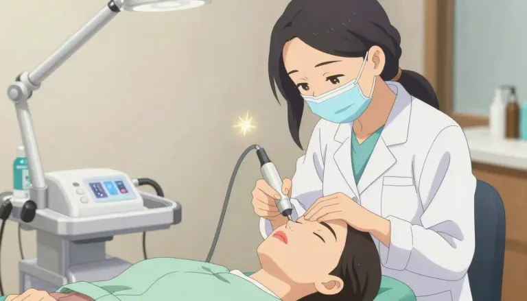 Visual representation of "electrologist" - A professional who is trained to remove unwanted hair using electrical currents.