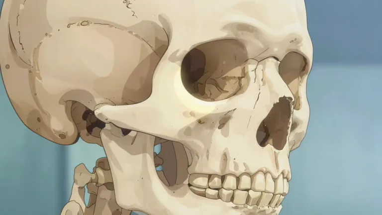 Visual representation of "zygomatic" - Pertaining to or resembling the zygomatic bone or region.