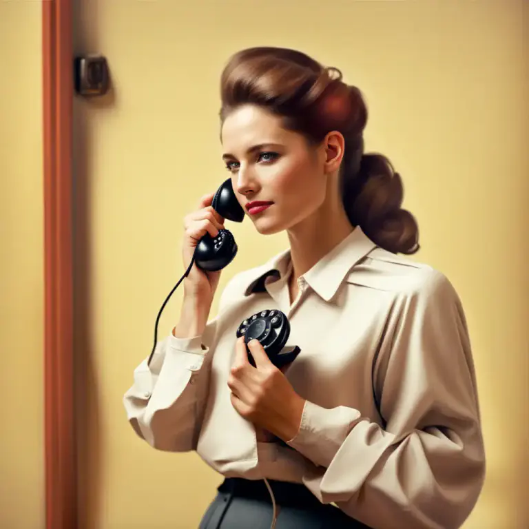 Visual representation of "call in" - To make a phone call