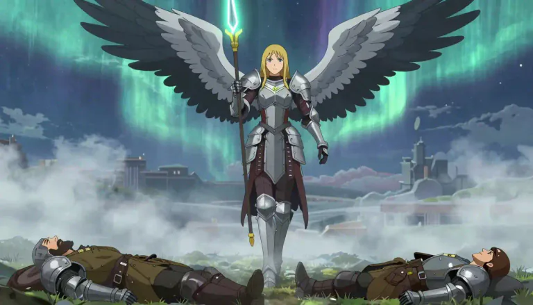 Visual representation of "valkyrie" - In Norse mythology, a valkyrie is one of a host of female figures who choose those who may die in battle and those who may live.