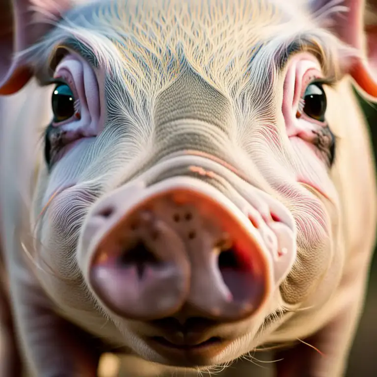 Visual representation of "piggy" - Of, like, or related to a pig in form or behavior.
