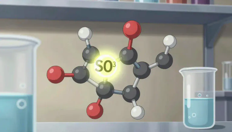 Visual representation of "sulfonic" - Relating to or derived from sulfonic acid, typically characterized by having a -SO3H group.