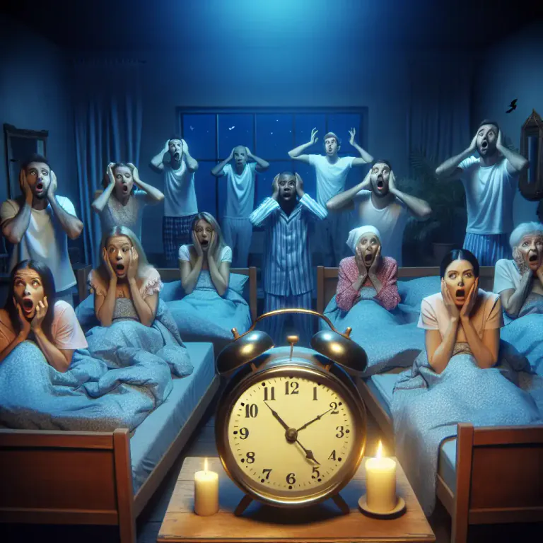 Visual representation of "wake" - To make someone stop sleeping by disturbing them.