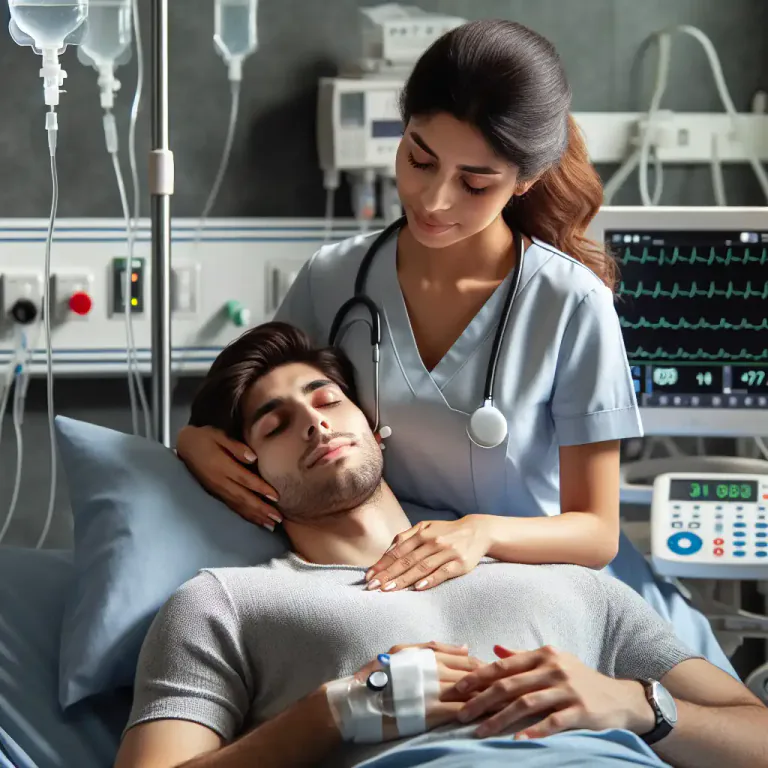 Visual representation of "attend" - To take care of or look after someone or something