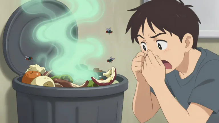Visual representation of "smelly" - Having a bad or unpleasant smell