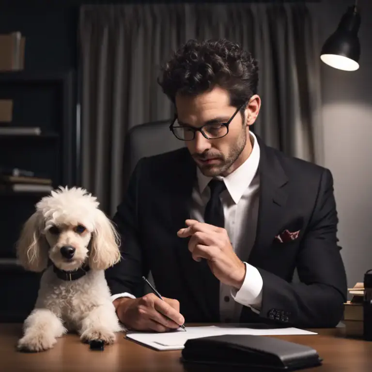 Visual representation of "poodle" - Used informally, this term can also refer to a person who tends to follow orders or do what is asked without questioning or complaining.