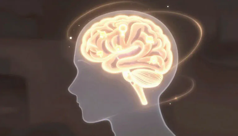 Visual representation of "mind" - Part of a person that thinks, understands, learns, and remembers