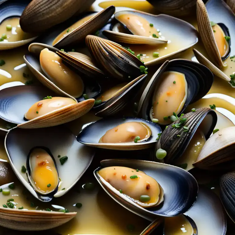 Visual representation of "mussel" - A type of small, edible clam or marine bivalve.