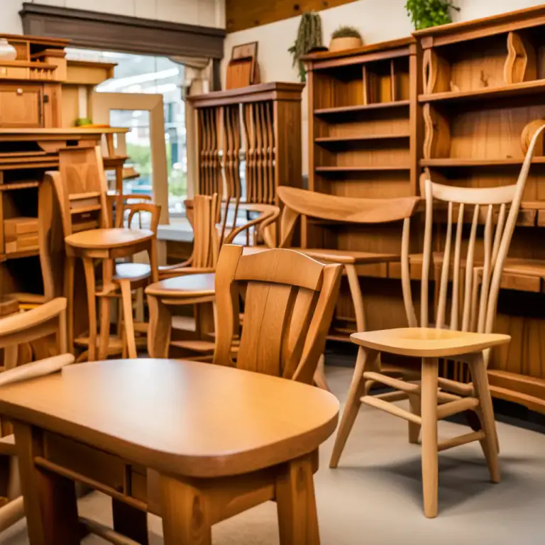 Visual representation of "joinery" - A place where joinery is done, or the items or structures made in that place.