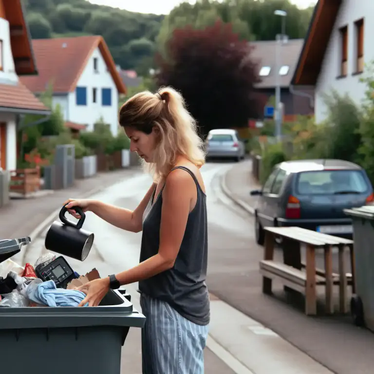 Visual representation of "scavenge" - Collect things that are discarded and considered to be of no value