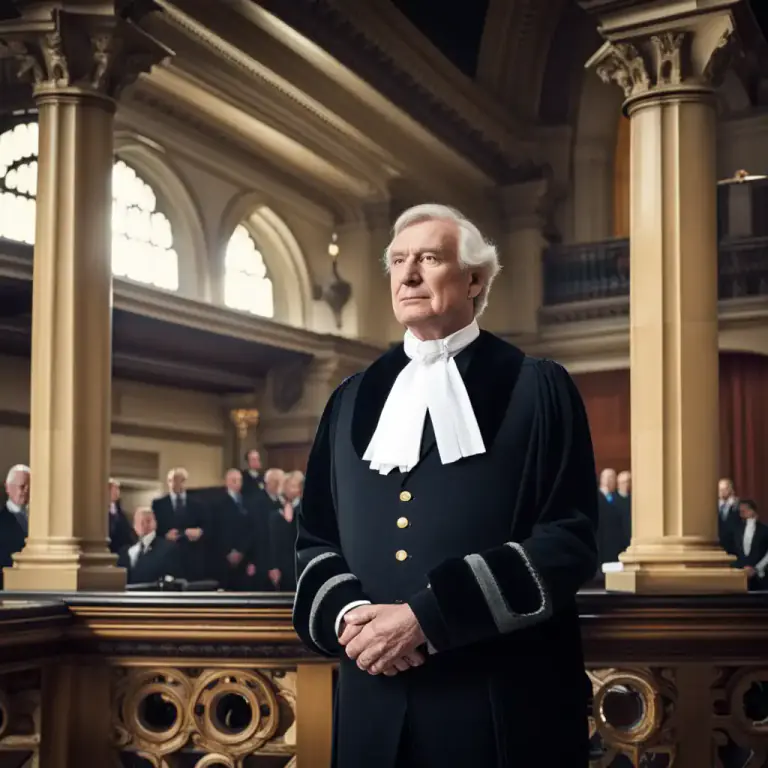 Visual representation of "hustings" - A court held in the city of London, in which the Lord Mayor presides.