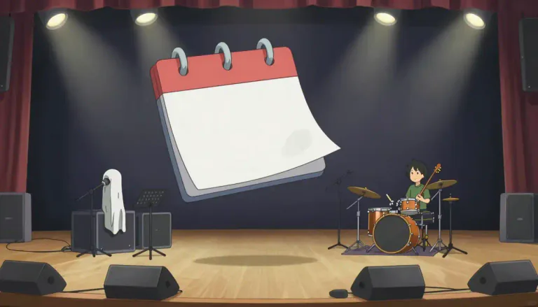Visual representation of "hiatus" - A pause or break in something that normally continues