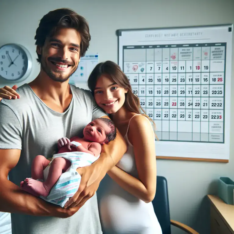 Visual representation of "paternity" - The time when a man becomes a father