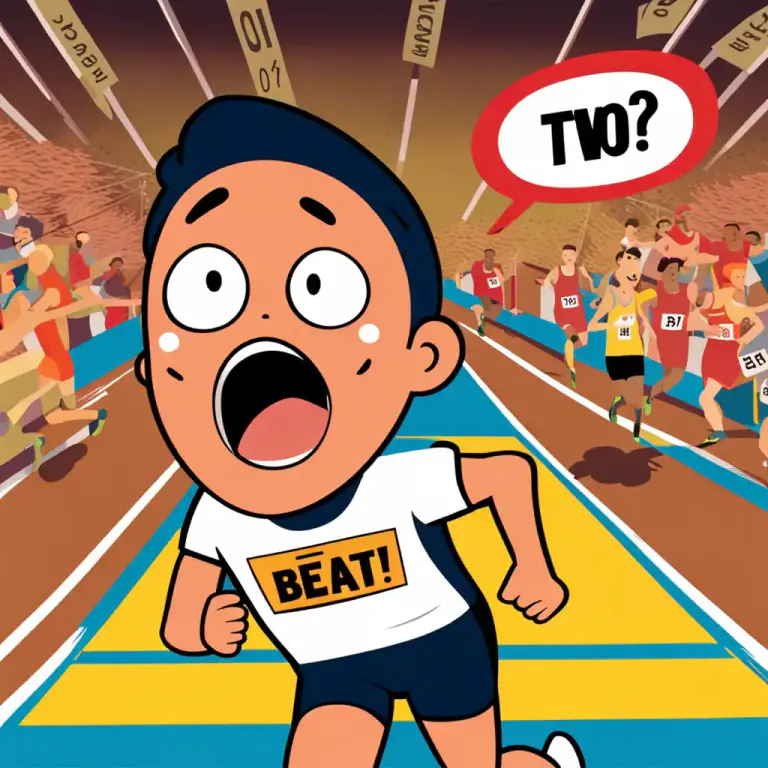 Visual representation of "can you beat that/it!" - This phrase is used to show surprise, amazement, or disbelief at some event, information, or statement.