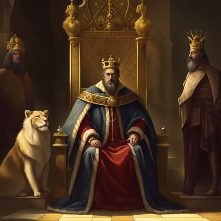 Visual representation of "sire" - A title used to address a king or a lord.