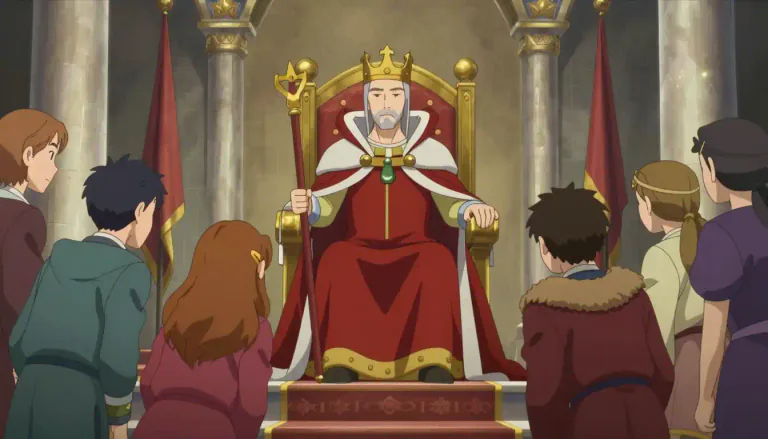 Visual representation of "monarchy" - A system of government where one person, typically a king or queen, is the ruler.