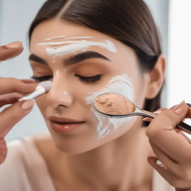 Visual representation of "pancake" - A type of cosmetic powder used to make the face look smooth and uniform in color