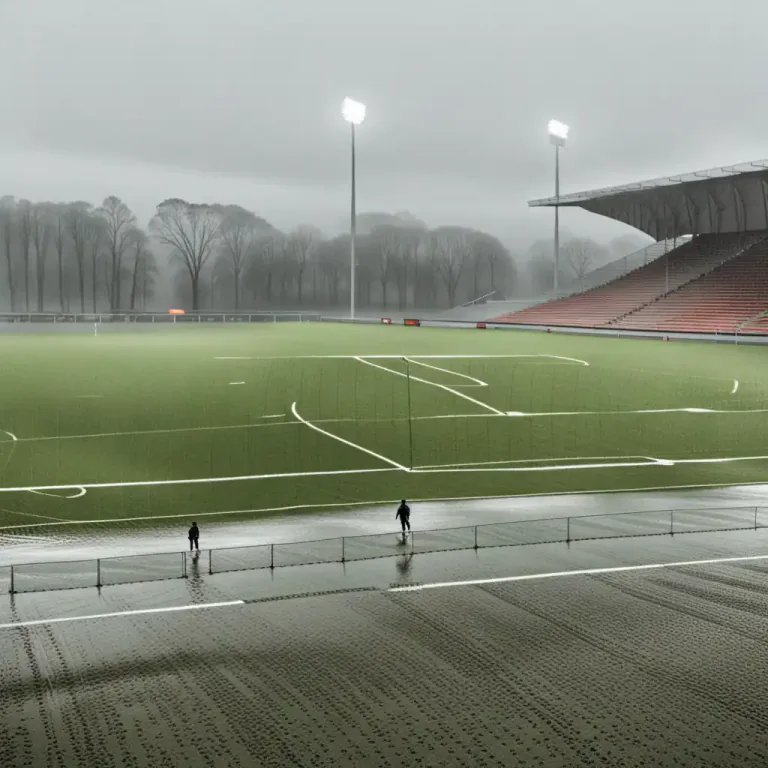 Visual representation of "wash out" - To be cancelled due to poor weather conditions