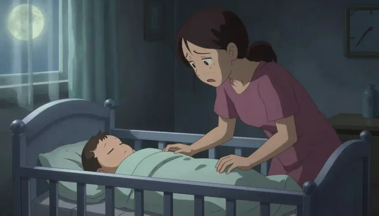 Visual representation of "infanticide" - The crime of a parent killing their own child, particularly if the child is very young.