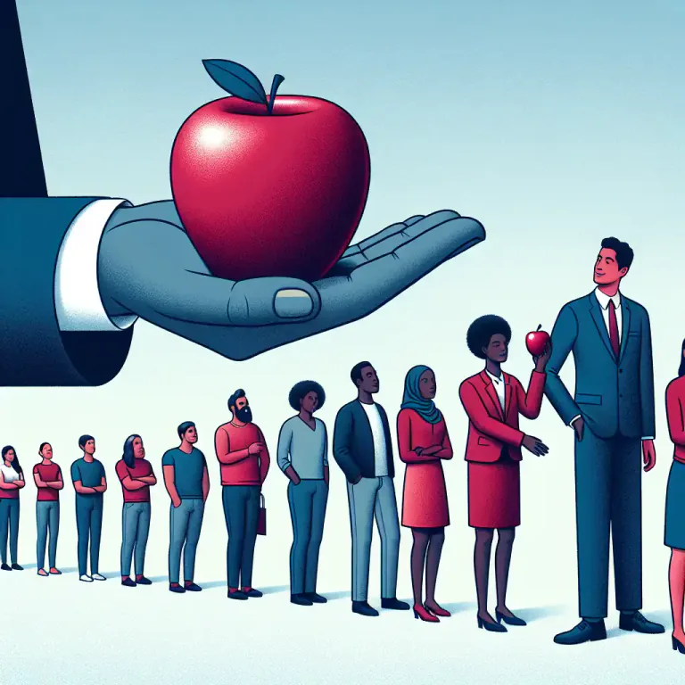 Visual representation of "one man’s meat is another man’s poison" - What one person likes, another might dislike.