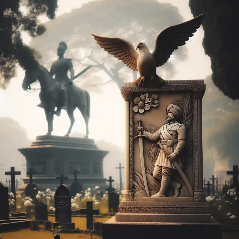 Visual representation of "epitaph" - A phrase or statement that represents someone or something, especially someone who has died or something that has ended
