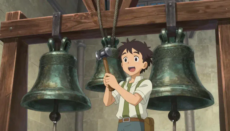 Visual representation of "campanology" - The study of bells
