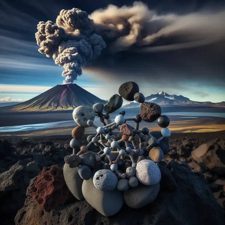 Visual representation of "agglomerate" - Naturally formed from separate parts