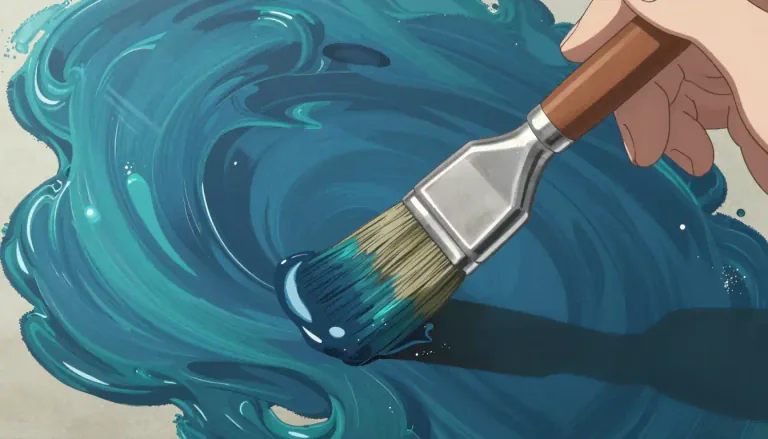 Visual representation of "bonito" - A term used to describe a shade of deep blue or green, often used in artistic contexts.