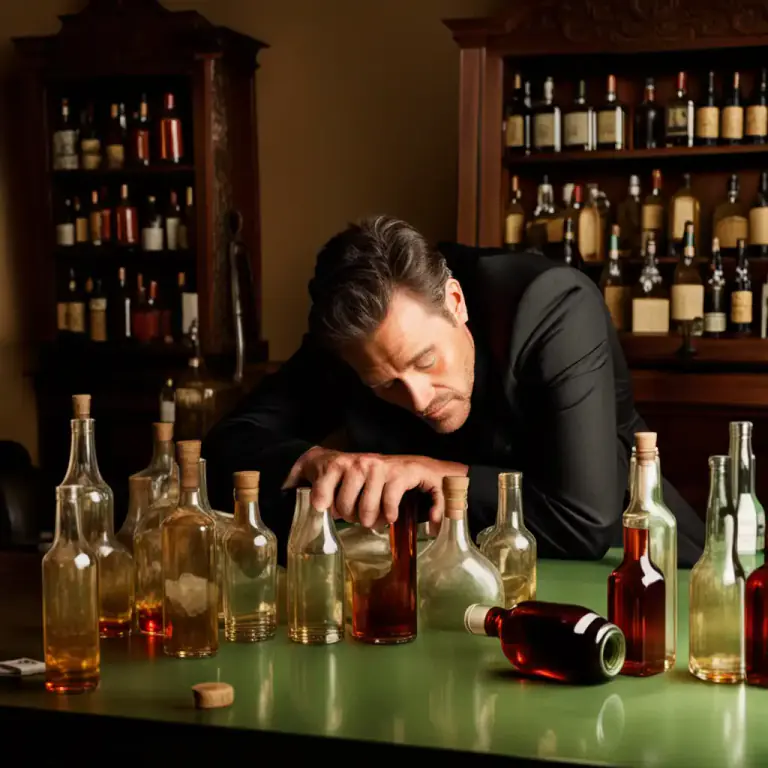 Visual representation of "far gone" - Being very drunk or under the influence of drugs.
