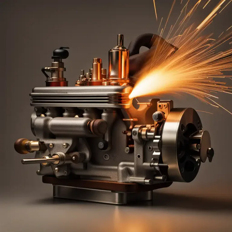 Visual representation of "ignite" - Cause (fuel or a vehicle) to start burning