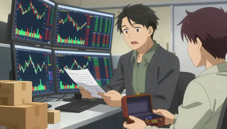 Visual representation of "trader" - A person who buys and sells goods, shares, etc.