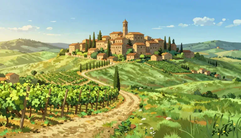 Visual representation of "tuscan" - Relating to the Tuscany region in central Italy, known for its history, art, and scenery.