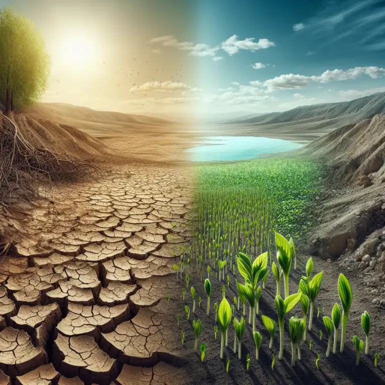 Visual representation of "colonizer" - An organism that is the first to live in an area where no organisms have lived before and creates an environment that allows other organisms to live there.