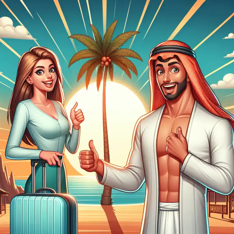 Visual representation of "lucky" - Used to show pleasure about someone else's good fortune