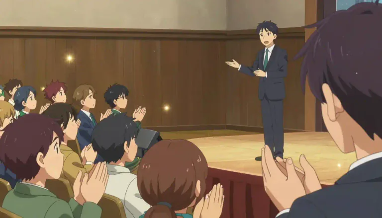 Visual representation of "laudatory" - Praising or complimenting a lot