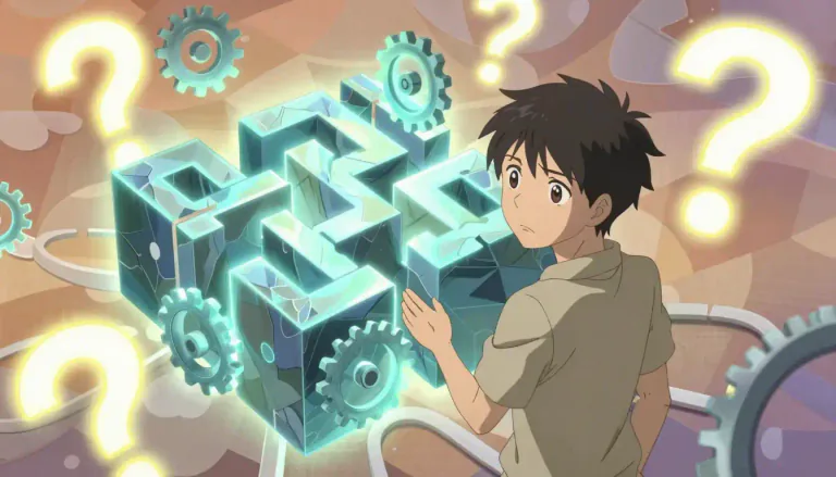 Visual representation of "conundrum" - A difficult problem or puzzle that is hard to solve.
