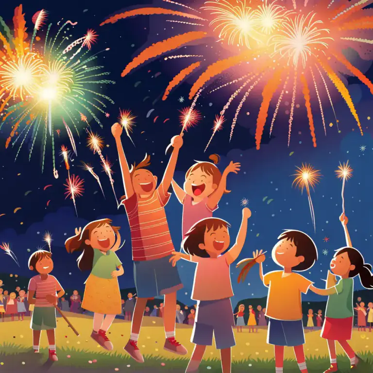 Visual representation of "skyrocket" - a firework that goes high and explodes in the sky