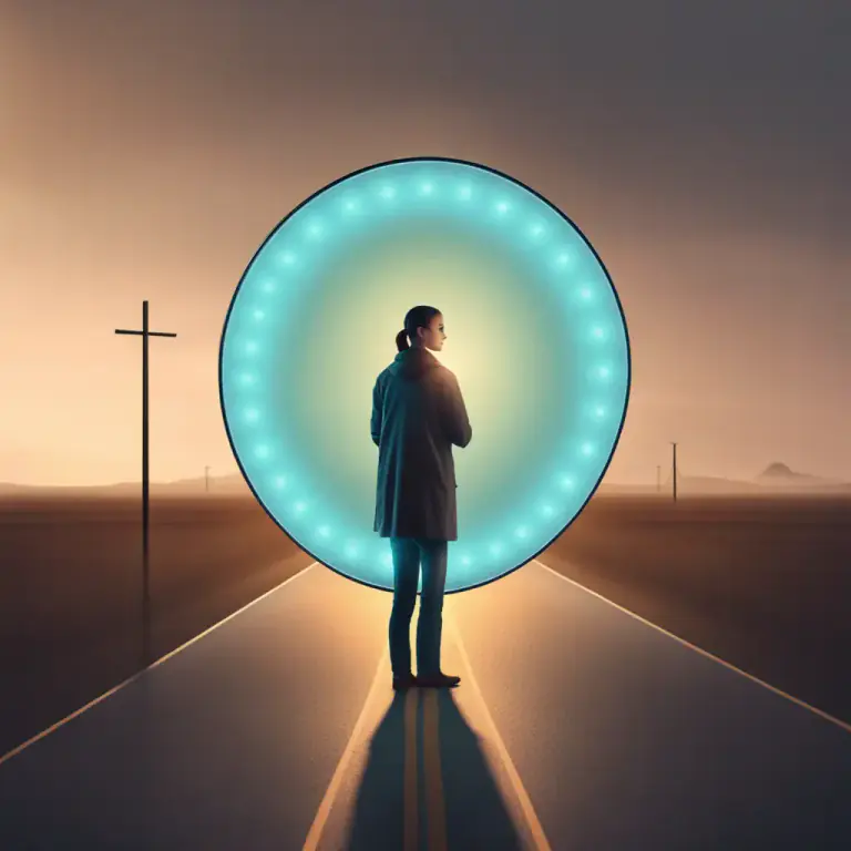 Visual representation of "weigh on" - To be a serious consideration or have importance