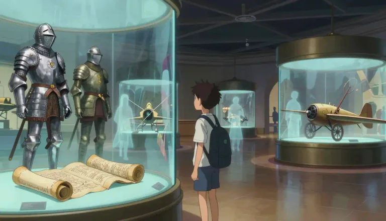 Visual representation of "history" - The study of past events, people, and civilizations.