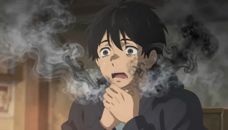 Visual representation of "asphyxiate" - To cause someone to be unable to breathe, usually resulting in death