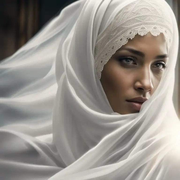 Visual representation of "virtue" - Sexual purity, especially in women.