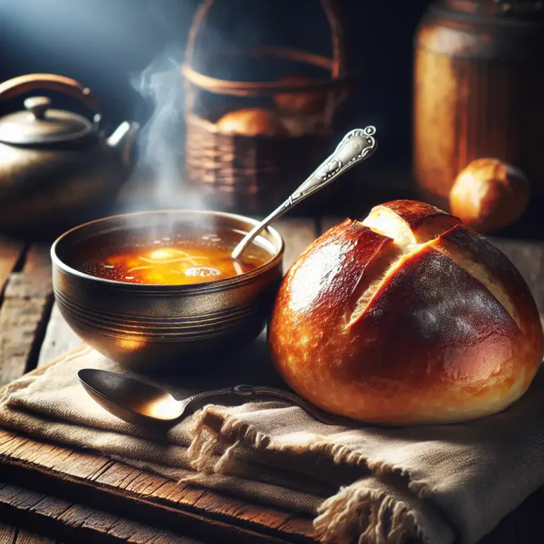 Visual representation of "kaiser" - A type of large, round bread roll originating from Austria.