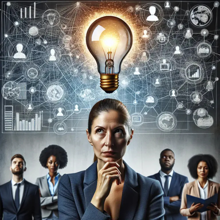 Visual representation of "perspicacious" - Having a deep understanding or knowledge of something