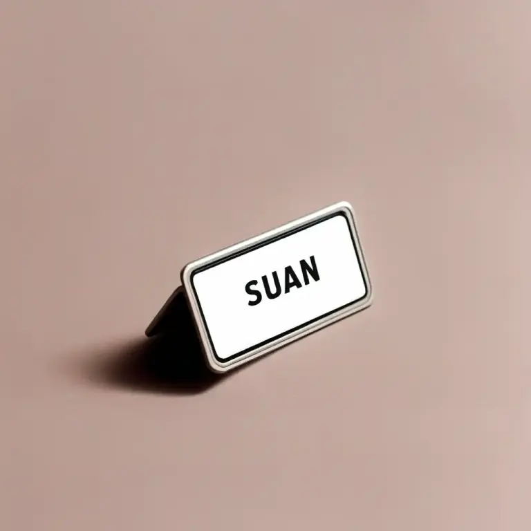 Visual representation of "sue" - Short for Susan, a female name