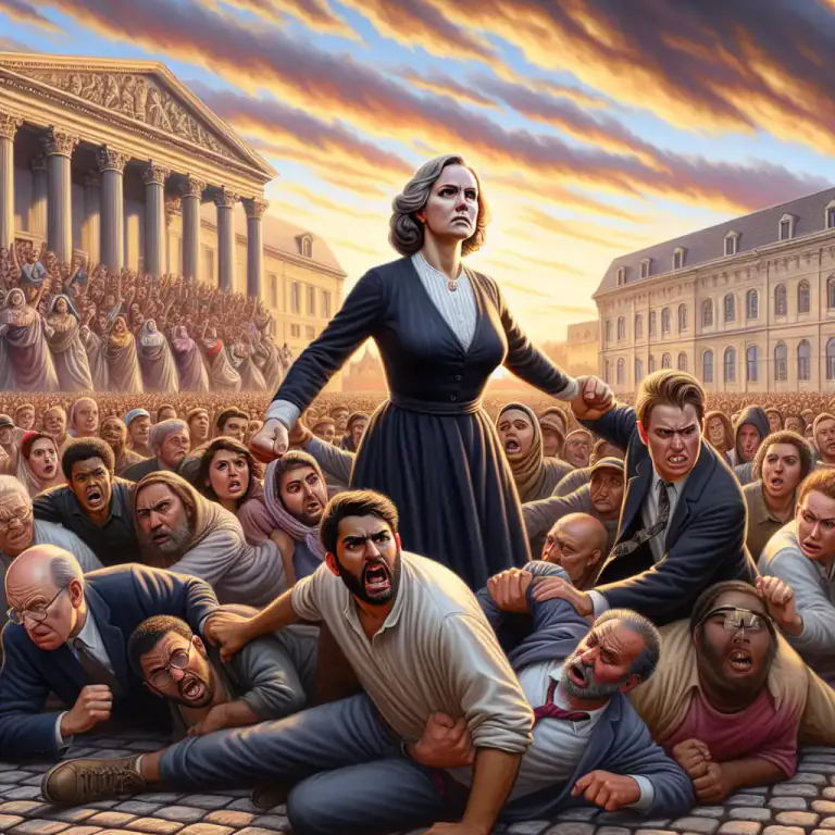 Visual representation of "repression" - The act of using force to control something or someone, or prevent something from happening