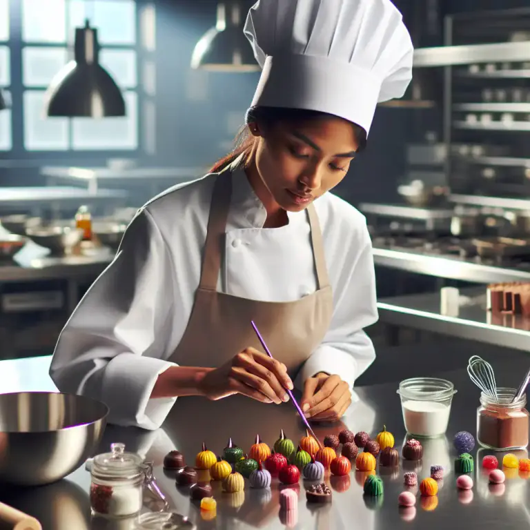 Visual representation of "confectionery" - The art of making sweets and chocolates